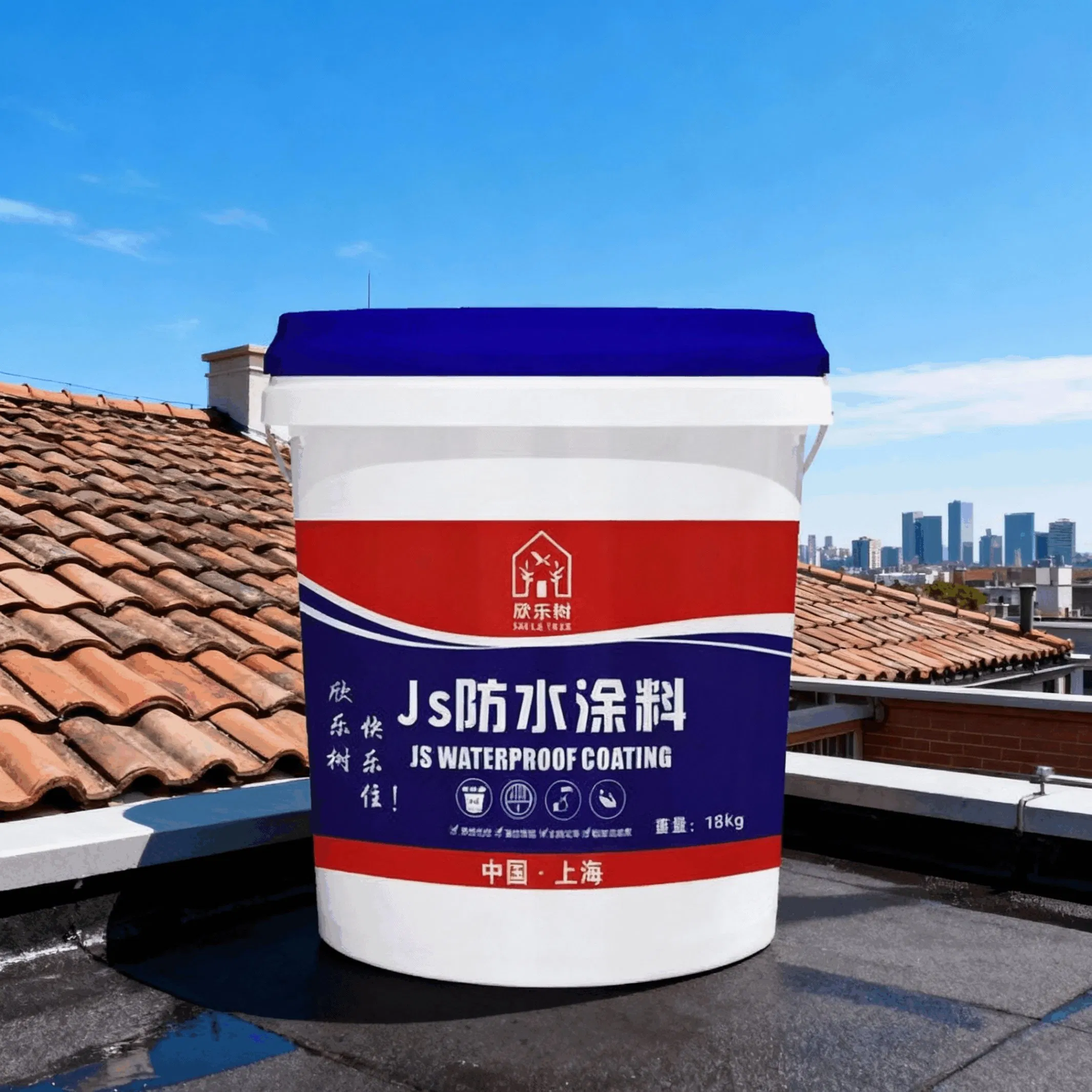 Js Waterproof Coating Versatile One Component Liquid Applied Waterproofing for Complex Details and Penetrations