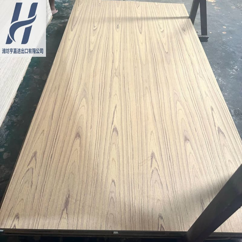 Hengjia Waterproof Thailand Teak Engineering Veneer Plywood for Furniture
