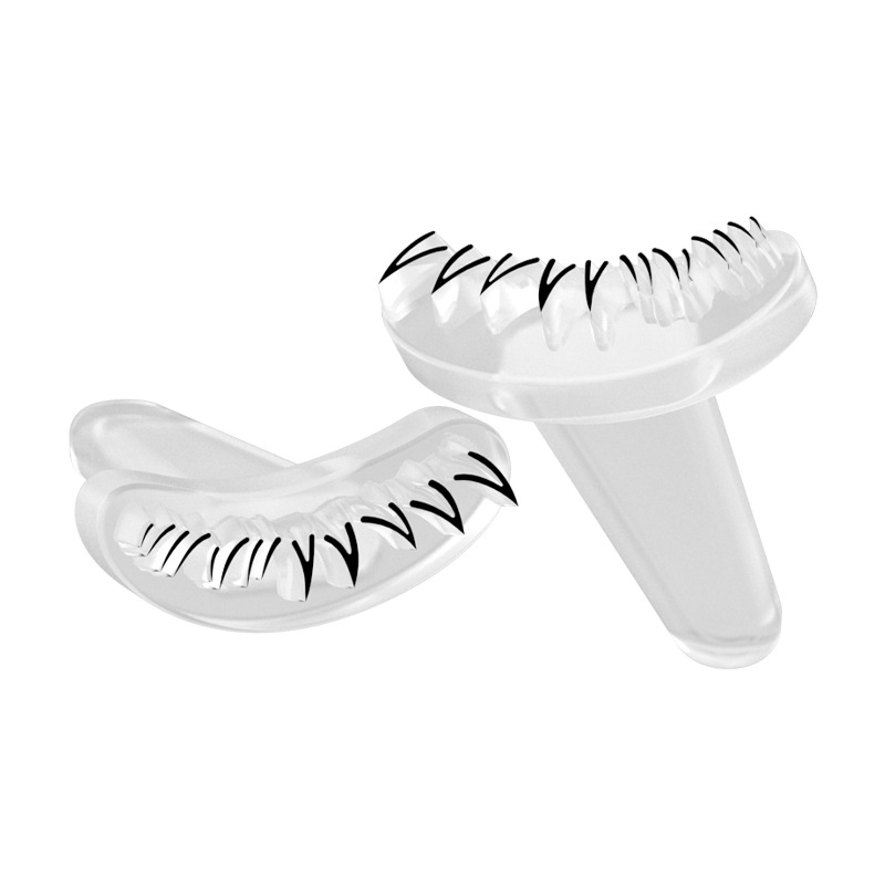 Hot Selling New Eyelash Stamp One Second Upper and Lower Eyelashes to Save The Hand Remnant Party Factory Newest Design Silicone Eyelash Stamp Eyelash Eyeliner