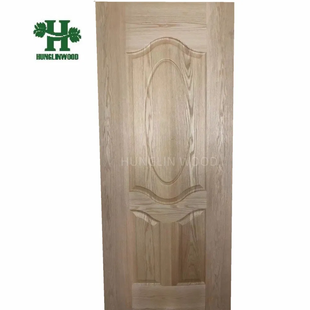 Doorskin Red Walnut Veneered Melamine Faced Moulded HDF Door Skin