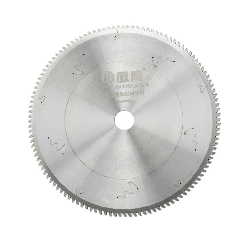 Precision Ground 255mm 120t High-Grade Aluminum Profile Tct Saw Blade