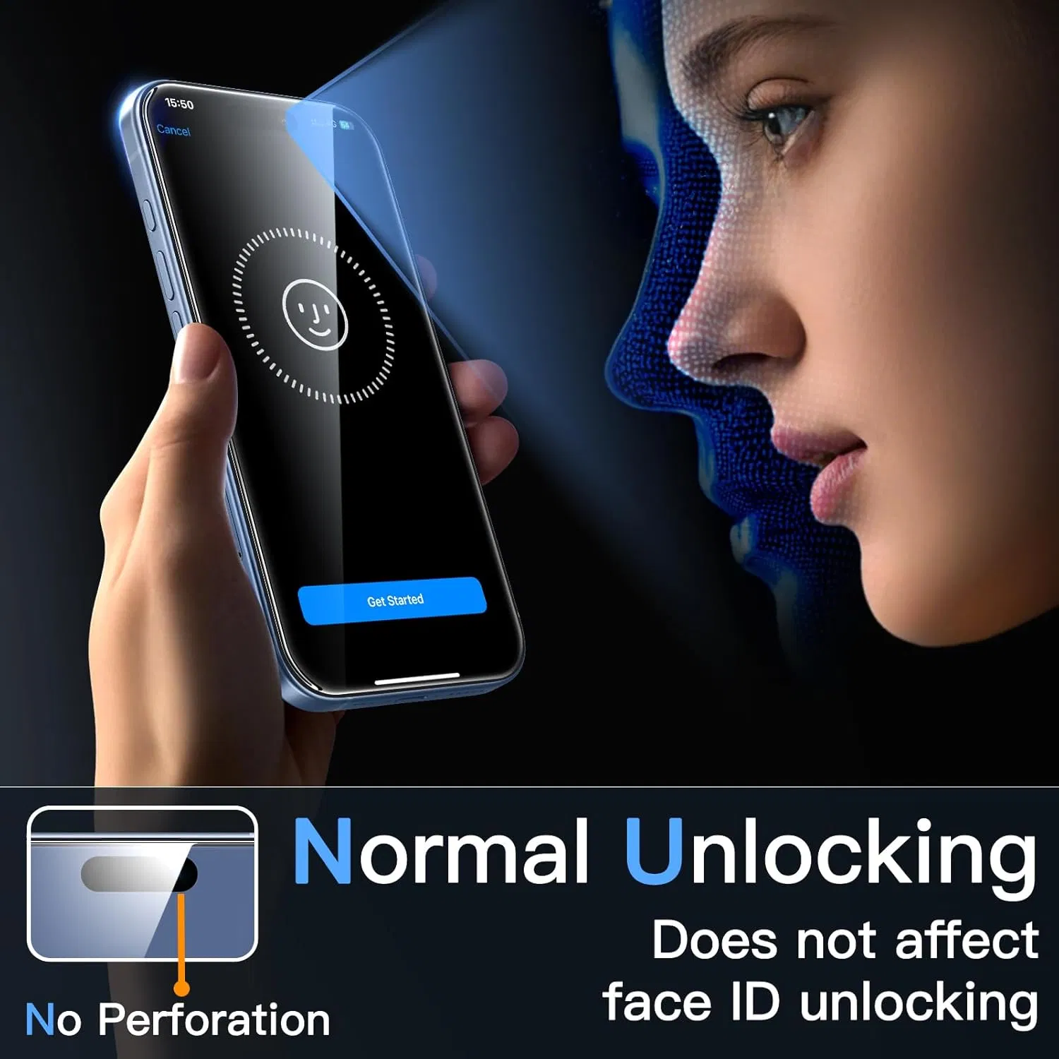 Защитное стекло 2.5D 9H для iPhone 17