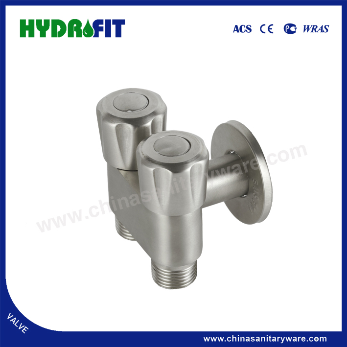 Factory Multi Functional Angle Valve Shattaf Sprayer Accessories 4 Way (FT8709)