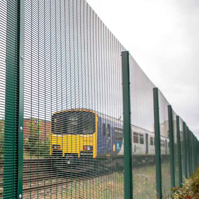 Factory Customization PVC Coated Welded Mesh Fence 358 Anti-Climbing Fence