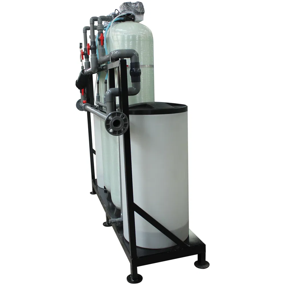 6000 Liter/Hour Dual Valve Dual Tank Water Softener System