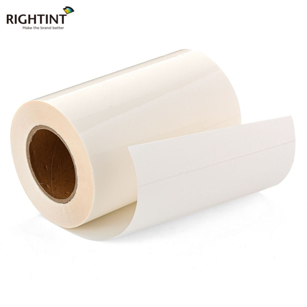 Rightint Carton OEM Shanghai Labels Release White Glassine Paper Transparent Pet Hot