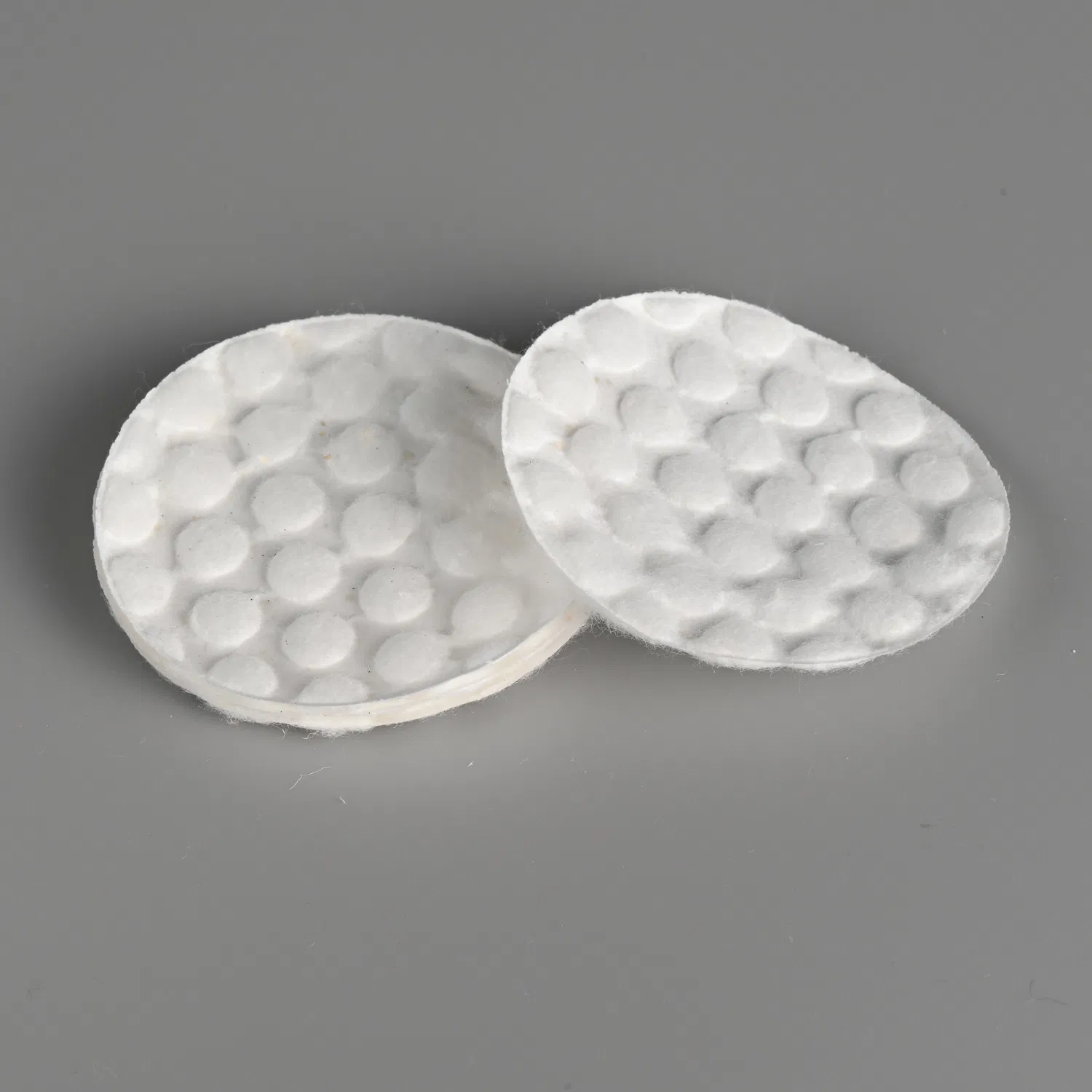 50PCS Oval Style with Embossing Pressing Edge Cotton Pads
