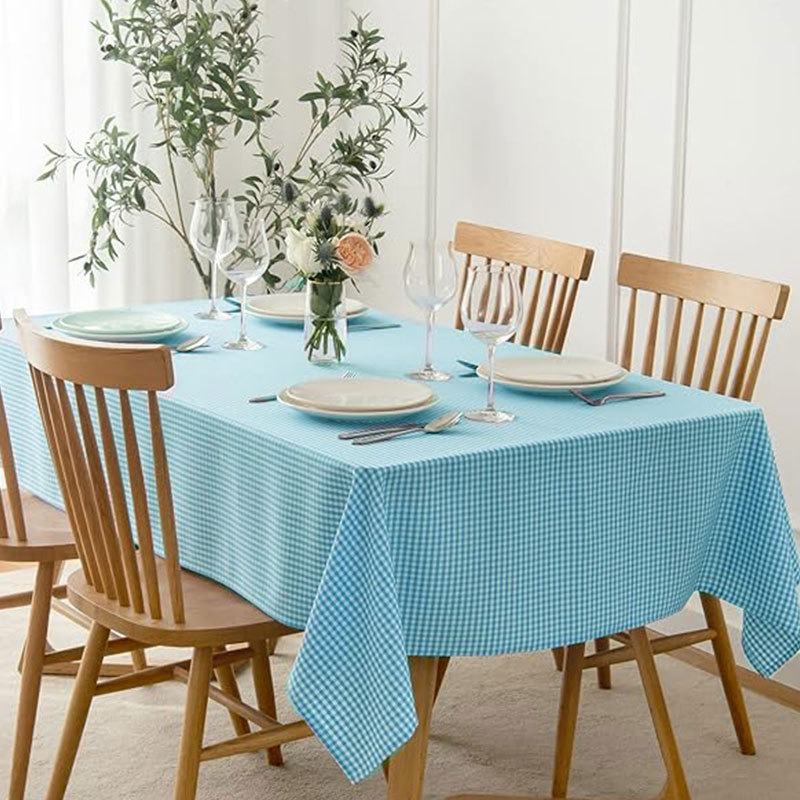 Nordic Popular Fabric Tablecloth, Waterproof, Oil-Proof, Heat-Resistant and No-Wash Tea Table Cloth