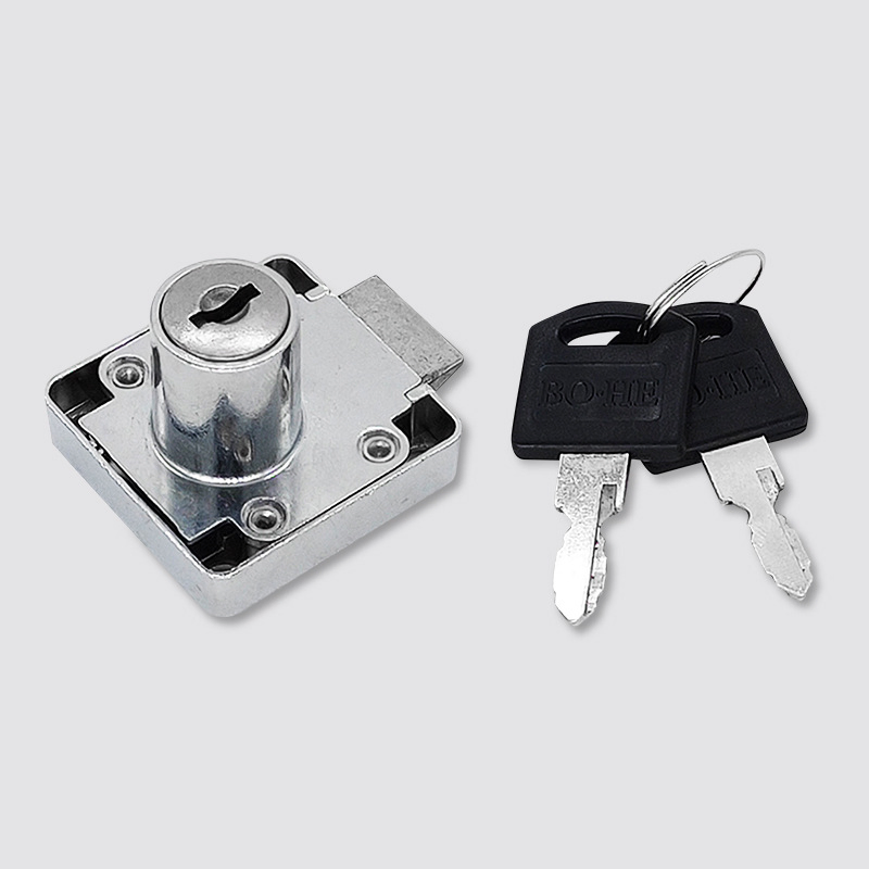 Customized Zinc Alloy Drawer Lock Office Metal Desk Drawer Lock New Style Furniture Lock with Master Key