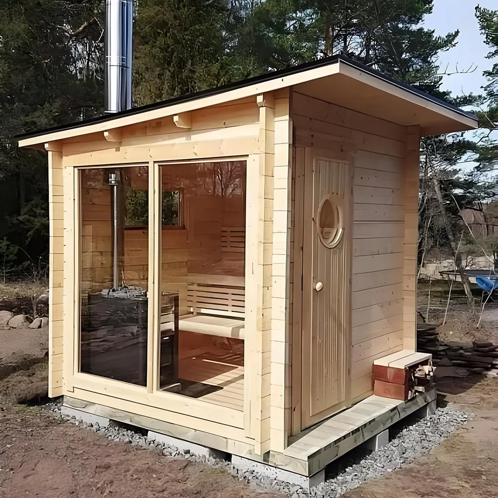 Premium Outdoor Sauna with 6kw Electric Heater for Relaxation