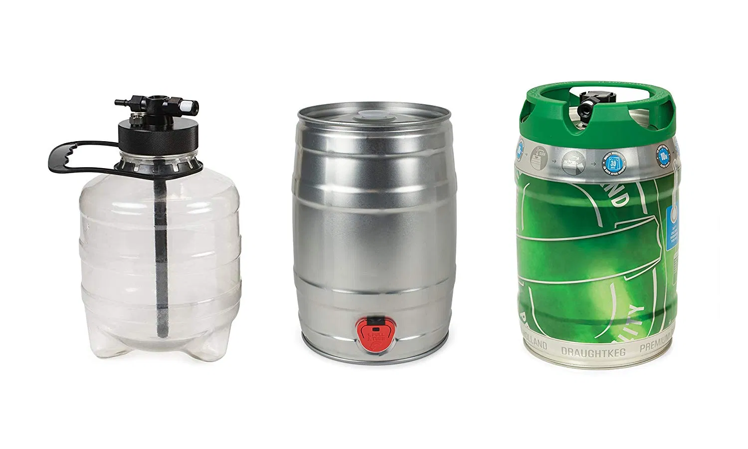 5L Beer Keg Draught Fresh Draft Beer Dispenser Beer Cooler