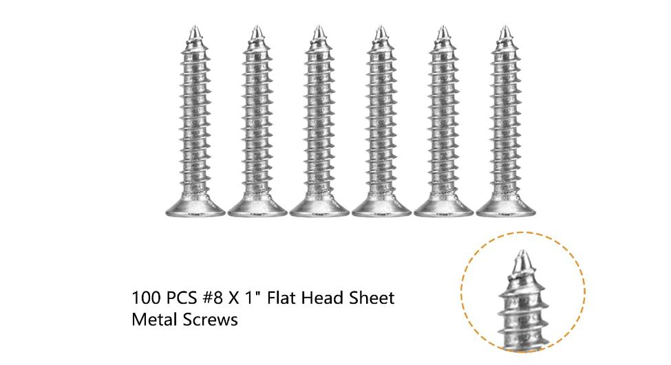 Stainless Steel Wood Screw Flat Head Self Tapping Screw