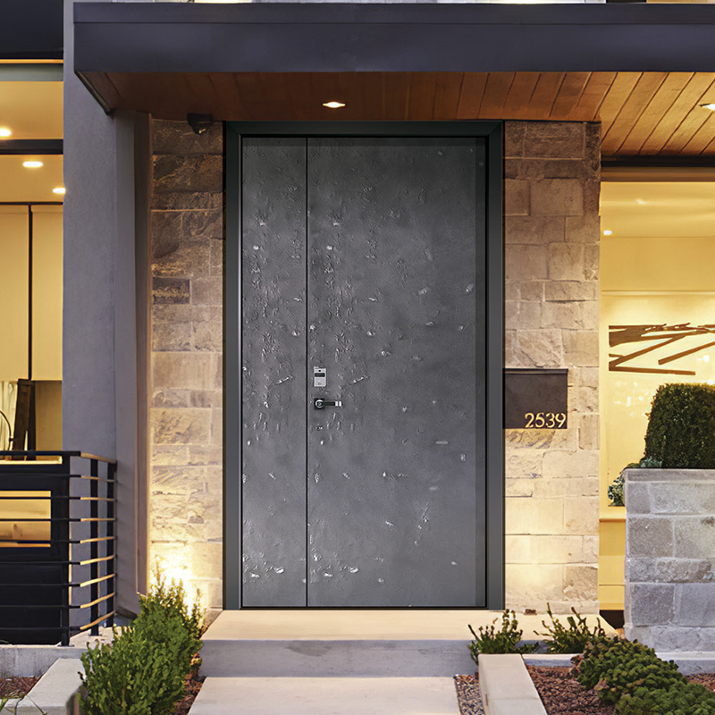 Durable Hinged Fire-Resistant Glass Doors for Commercial Spaces