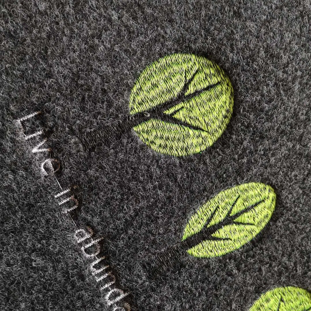 Durable Large Non-Slip Entrance Kitchen Door Mat with Embroidery Designs