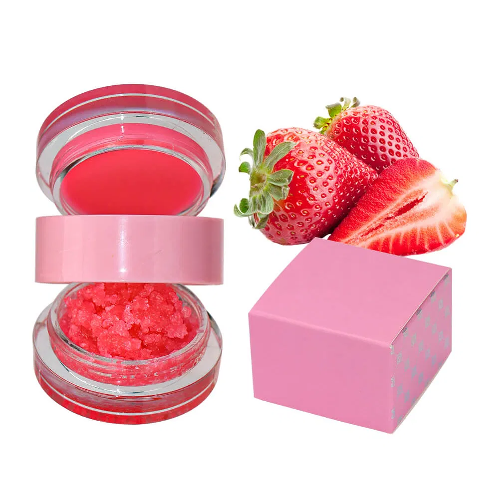 Factory Price Private Label Lip Care Set with Lip Scrub and Balm