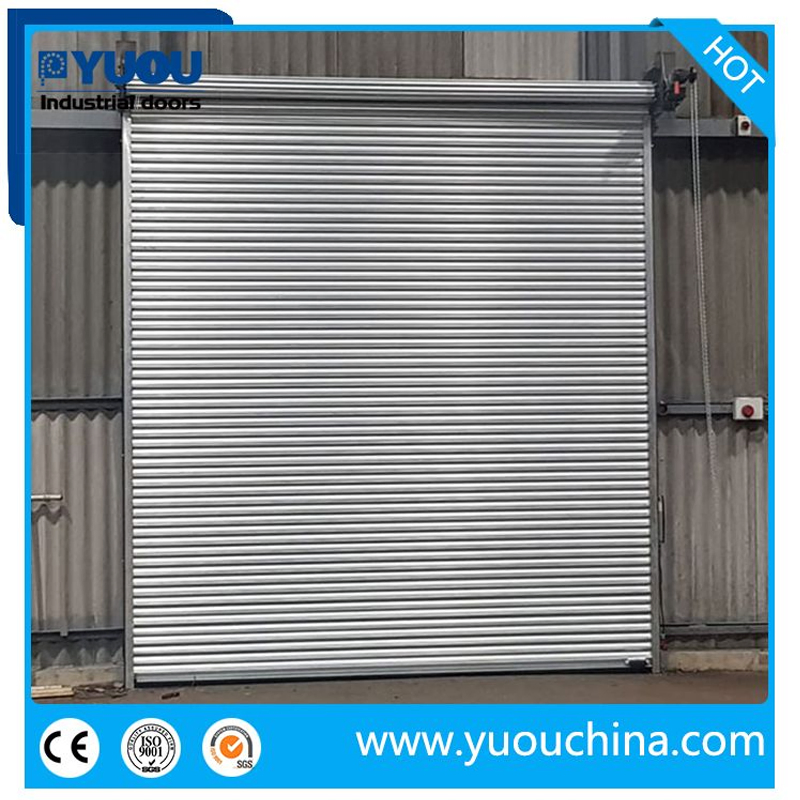 Wholesale Security Industrial or Commercial Automatic Galvanized/Stainless Steel Metal Large Wind Proof Resistant Rolling Roll up Warehouse Roller Shutter Door