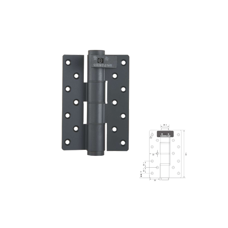 5" Steel Alum. Alloy Material off-Axis Hydraulic Hinge