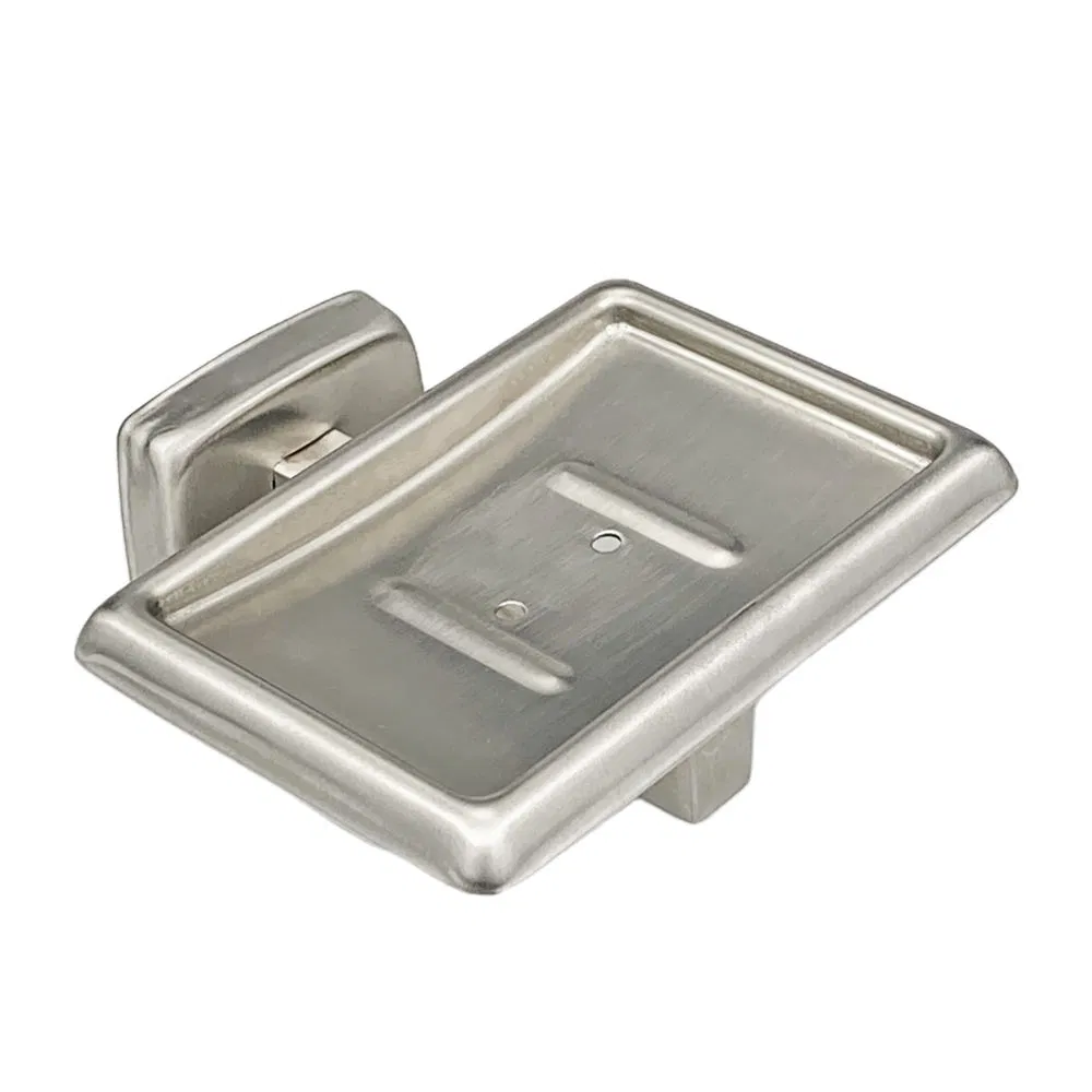 American Stainless Steel Bathroom Accessories Wall Mounted Soap Dish Soap Holder with Drain