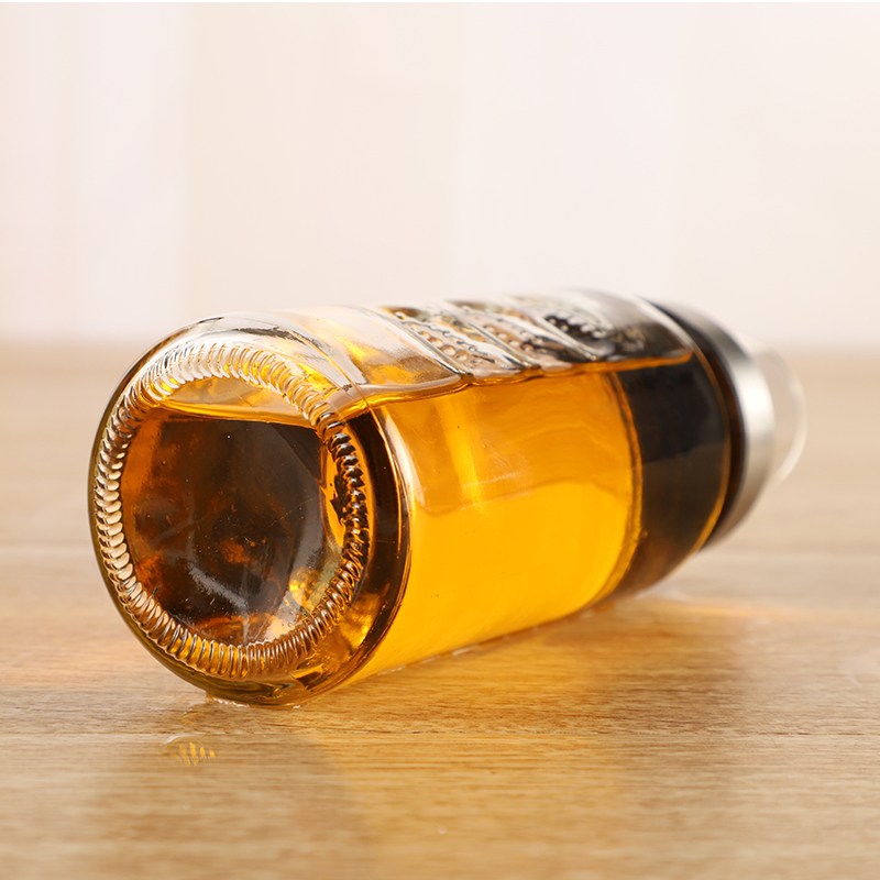 6oz 180ml Empty Oil Vinegar Bottle Cruet Glass Olive Oil Dispenser Bottle for Kitchen Cooking Oil Container