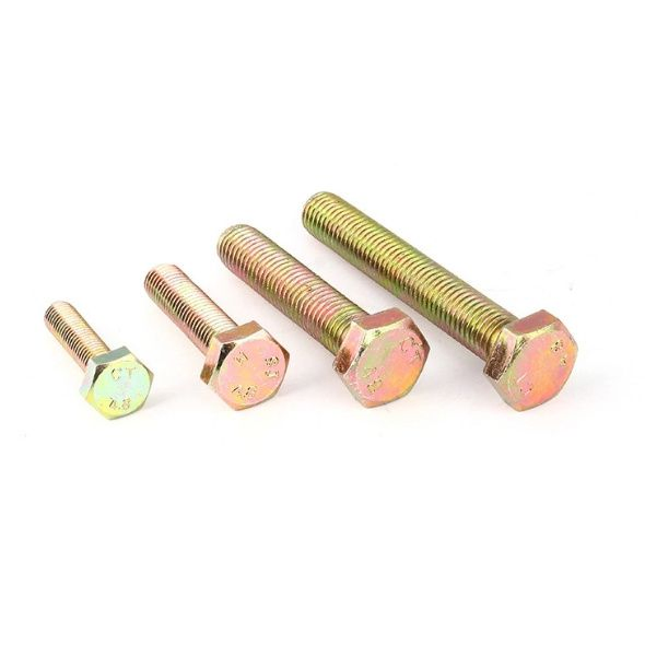 Carbon Steel Hexagon Bolt High Quality DIN933 Hex Bolts Full Thread