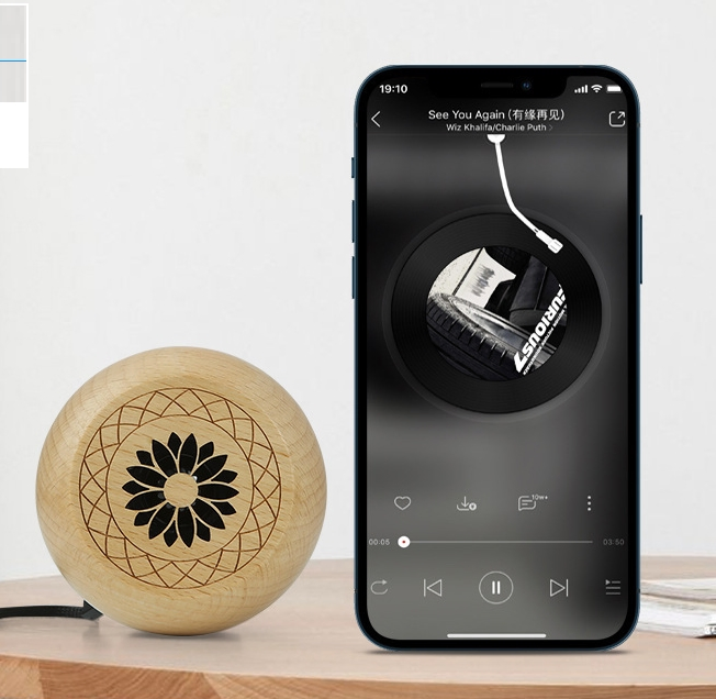 New Wooden USB Charging Portable Bluetooth Loudspeaker Box