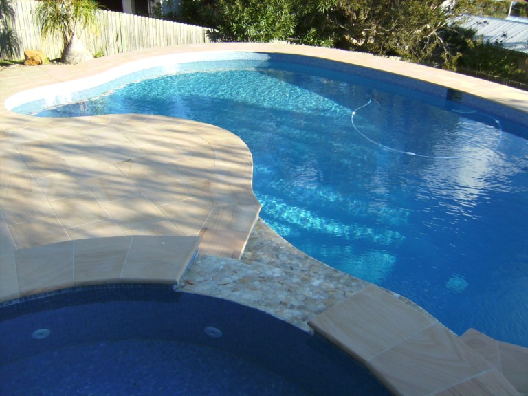 Yellow Teakwood Sandstone Slabs Pool Coping Paving Flooring/Walling Stone Tiles