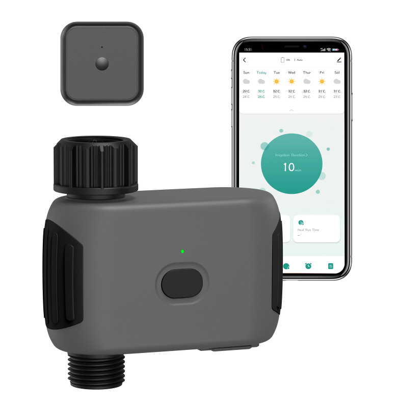 Smart Water Timer with Wi-Fi Hub Automatic Watering System Irrigation Controller