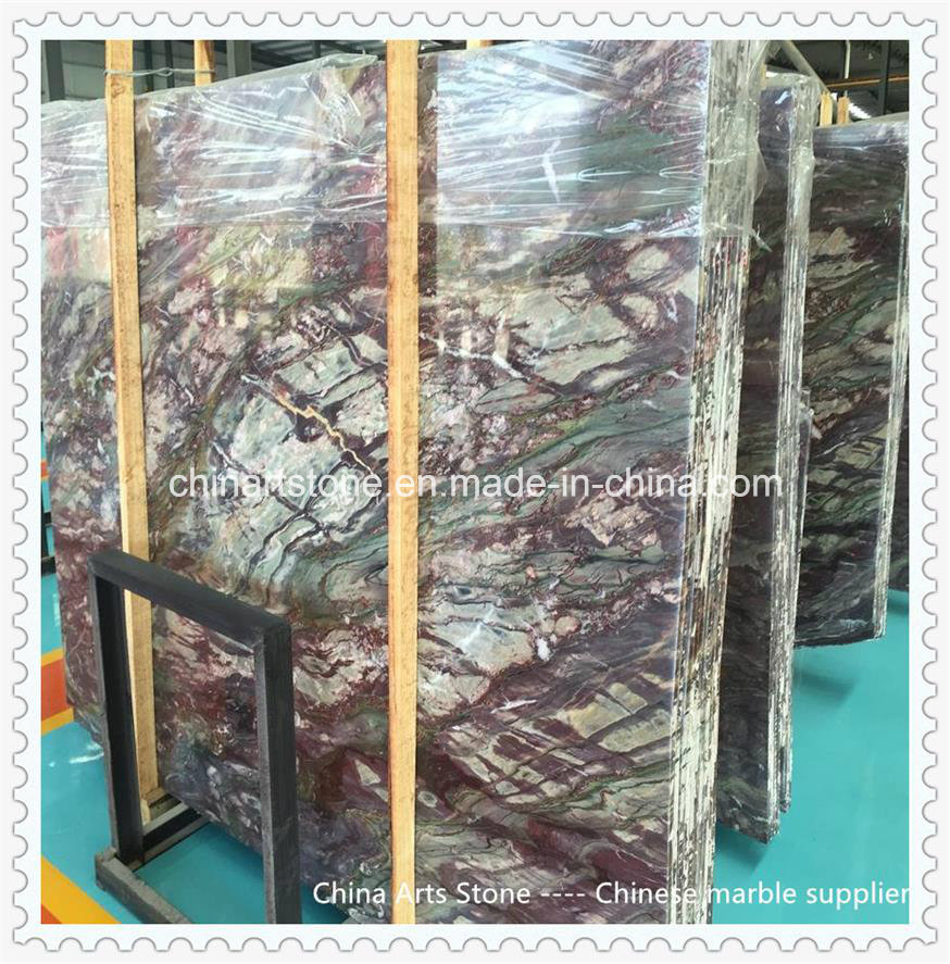 Chinese Cipollino Ondulato Blue Marble Slab for Tiles