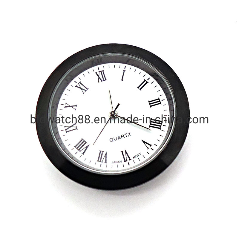 Customized Fitups Clock Mini Metal Quartz Small Clock Inserts