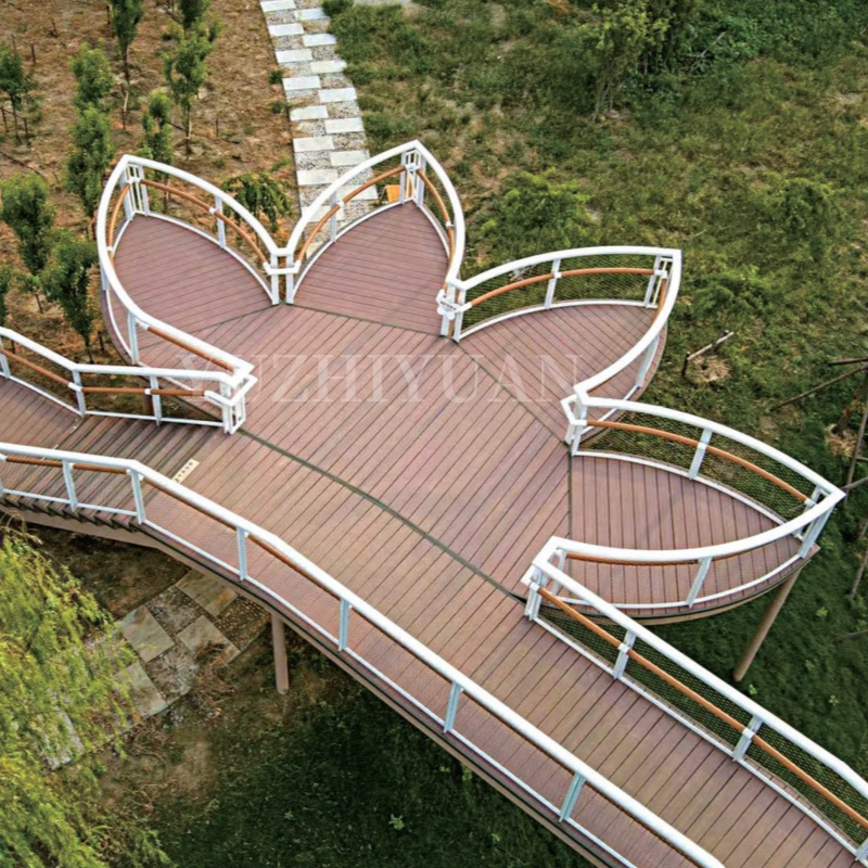 Best Selling Aluminum Outdoor Floor Decking with TPV Coating 50 Years Lifespan Anti UV Fire Retardant Replacing Plastic Wood