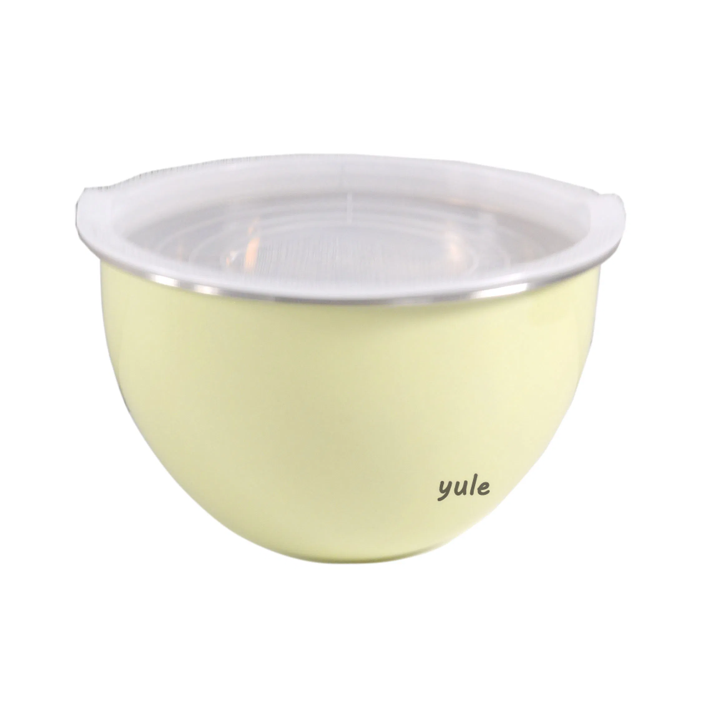 Storage Vegetable Food Serving Foldable Stainless Steel in Acciaio Inox Bowl Colorful Coating France Stainless Steel Mixing Bowl