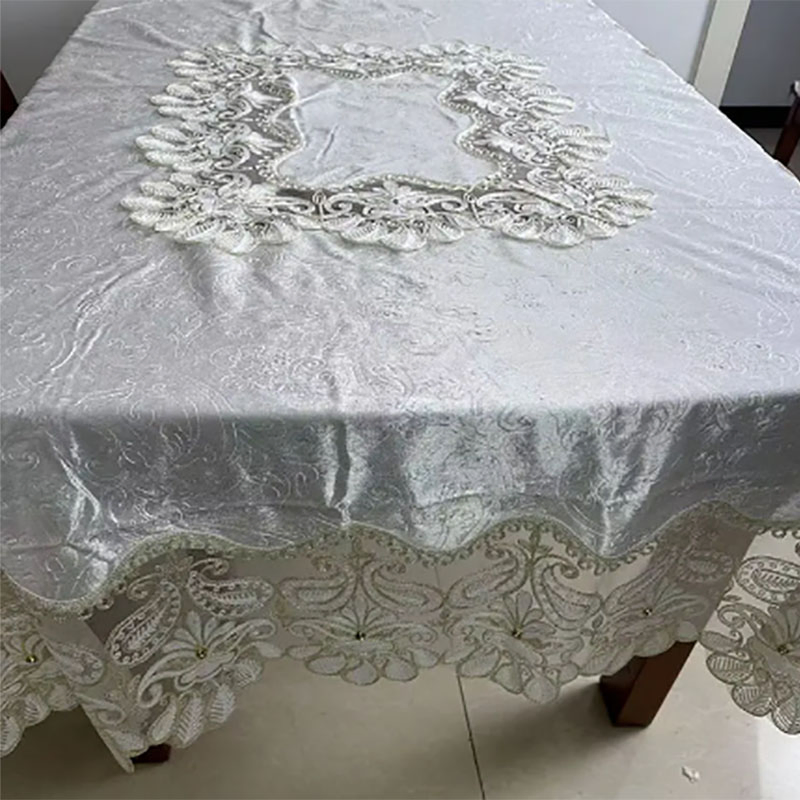 Wholesale Cozy Rural Style European Handmade 100% Polyester Tablecloth
