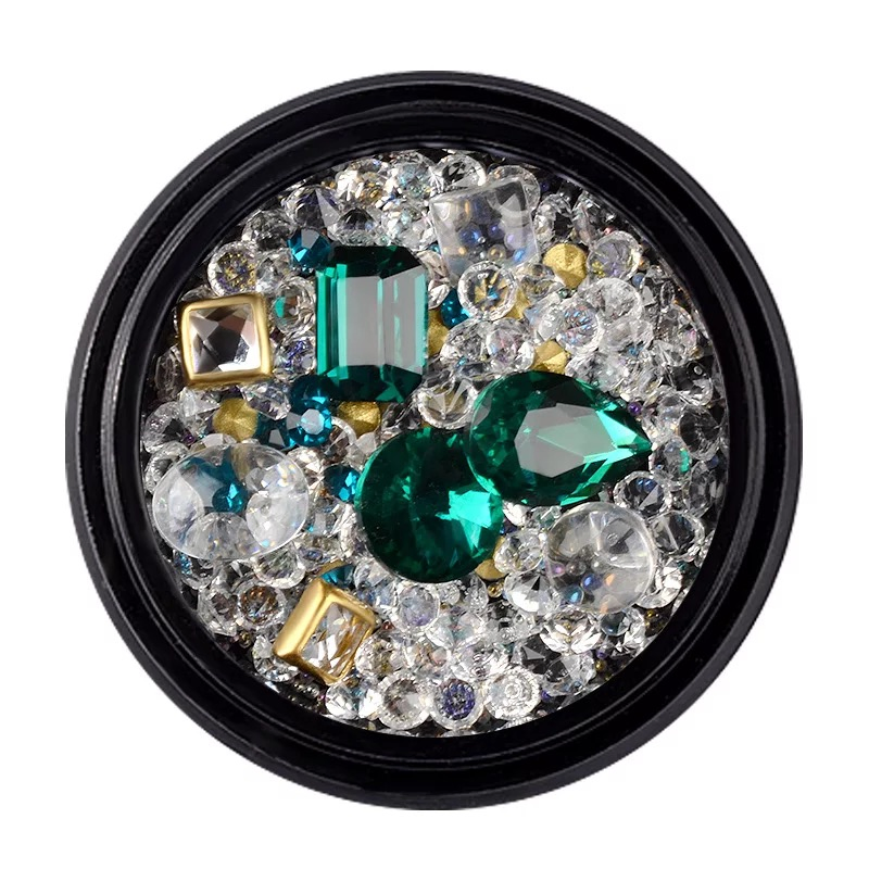 High Quality Mixed Style Crystal Rhinestone Beads Nail Art Designs