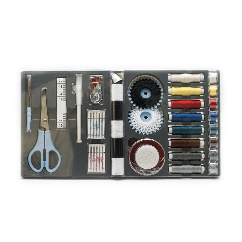 Europe Hot Sell Sewing Kit in Plastic Box