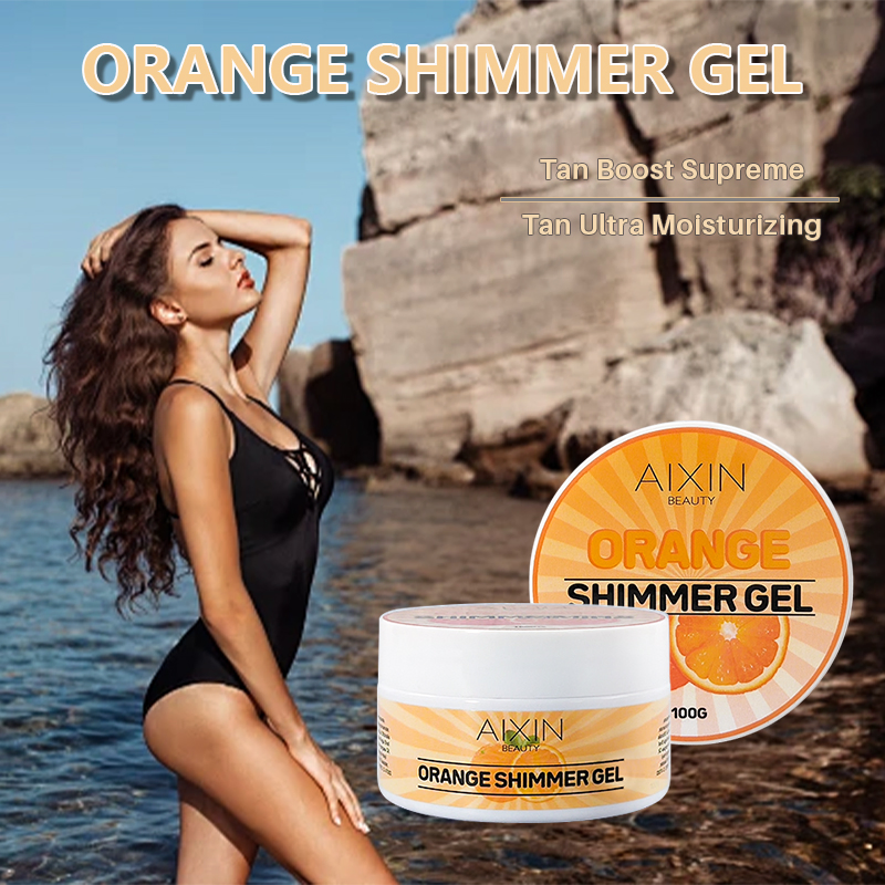 Beauty Cosmetics Skin Care Orange Glow Tanning Gel Tanning Accelerator Cream