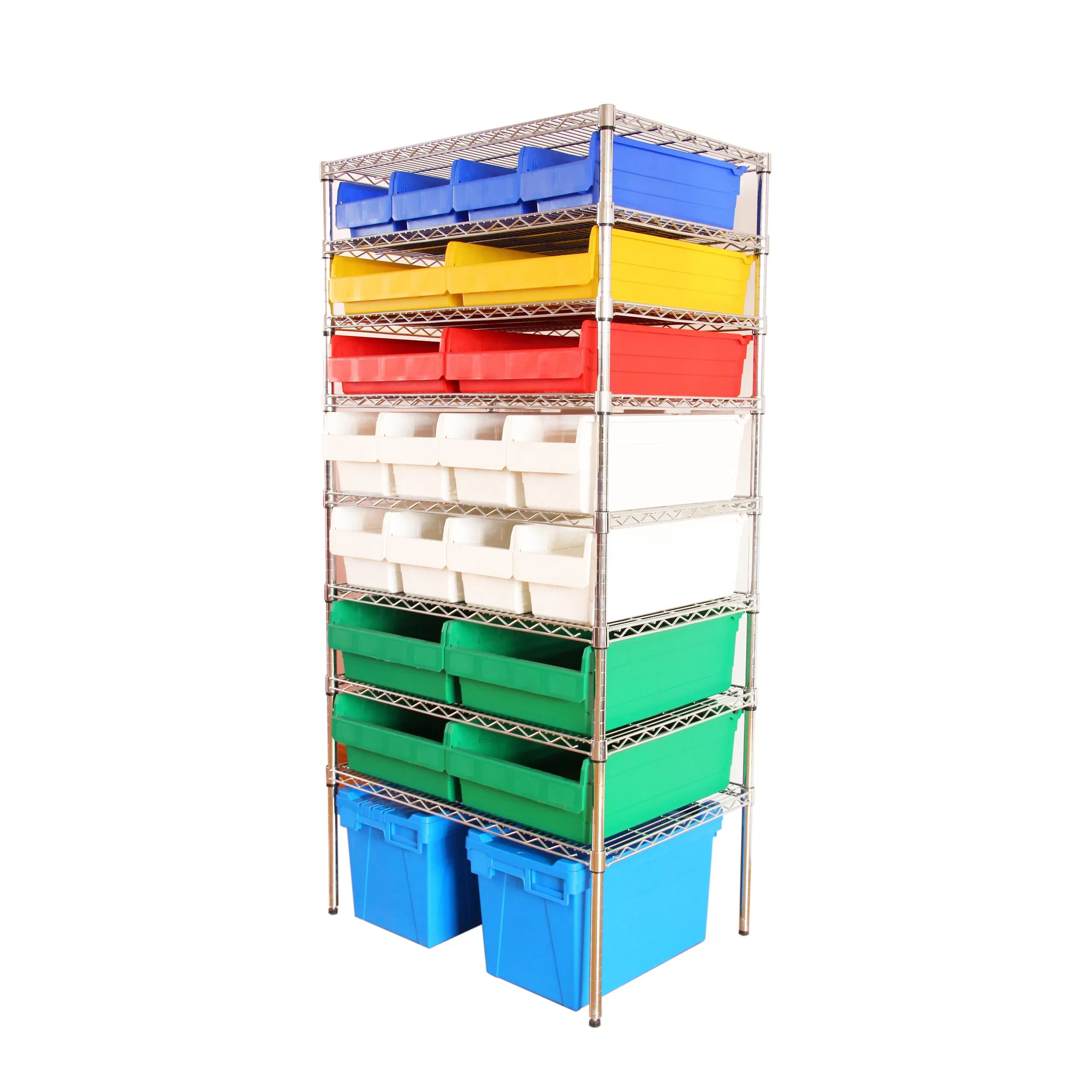 Virgin Stainless Steel Storage Shelf for Accessories Parts Bins