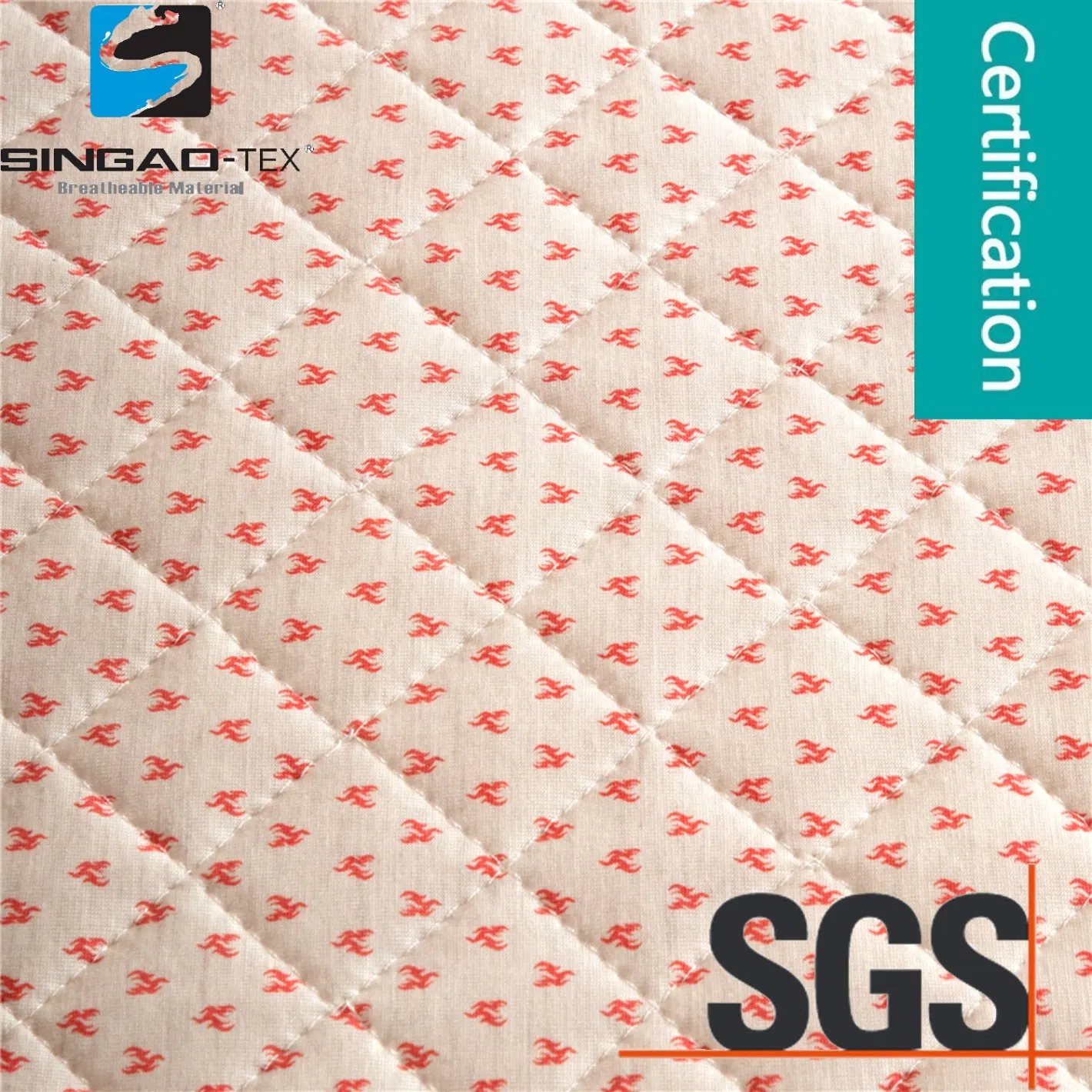 Knitted Printing Waterproof Mattress Cover Mattress Protector for Home Durable Washable