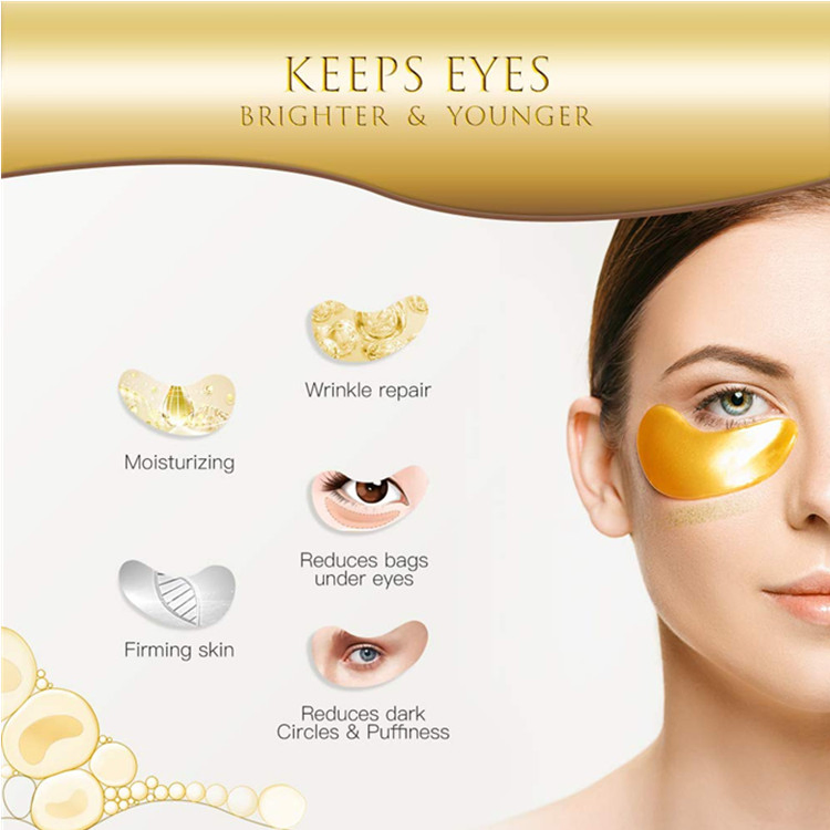 Private Label Treatment Dark Circles 24K Gold Eye Mask