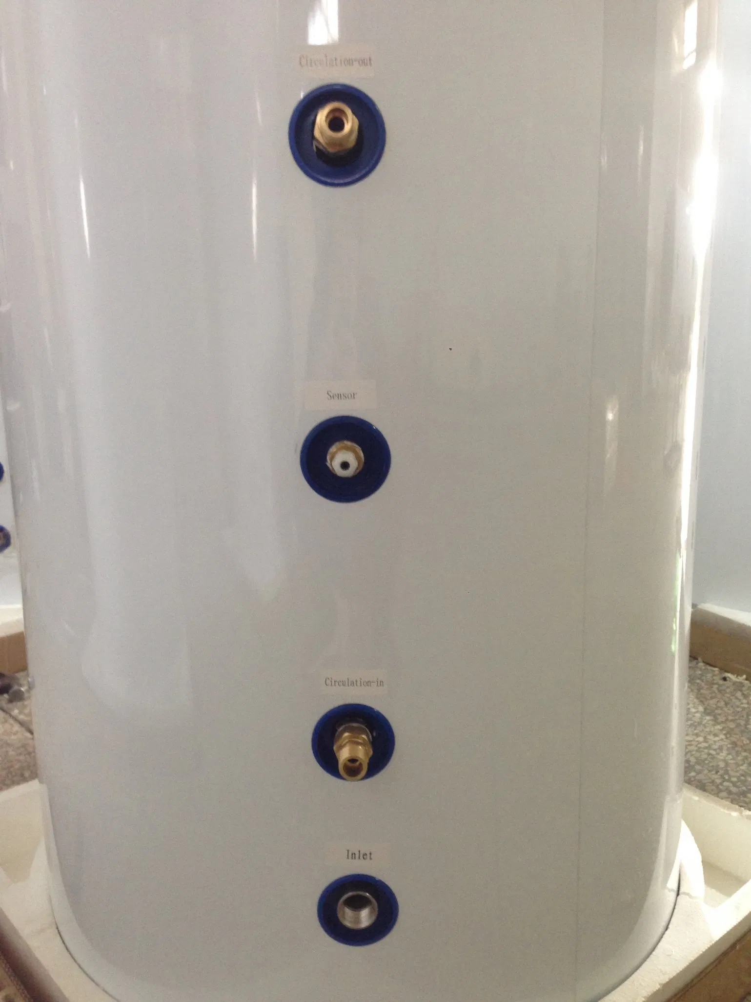 Solar Hot Water Tank with Electric Heating Element