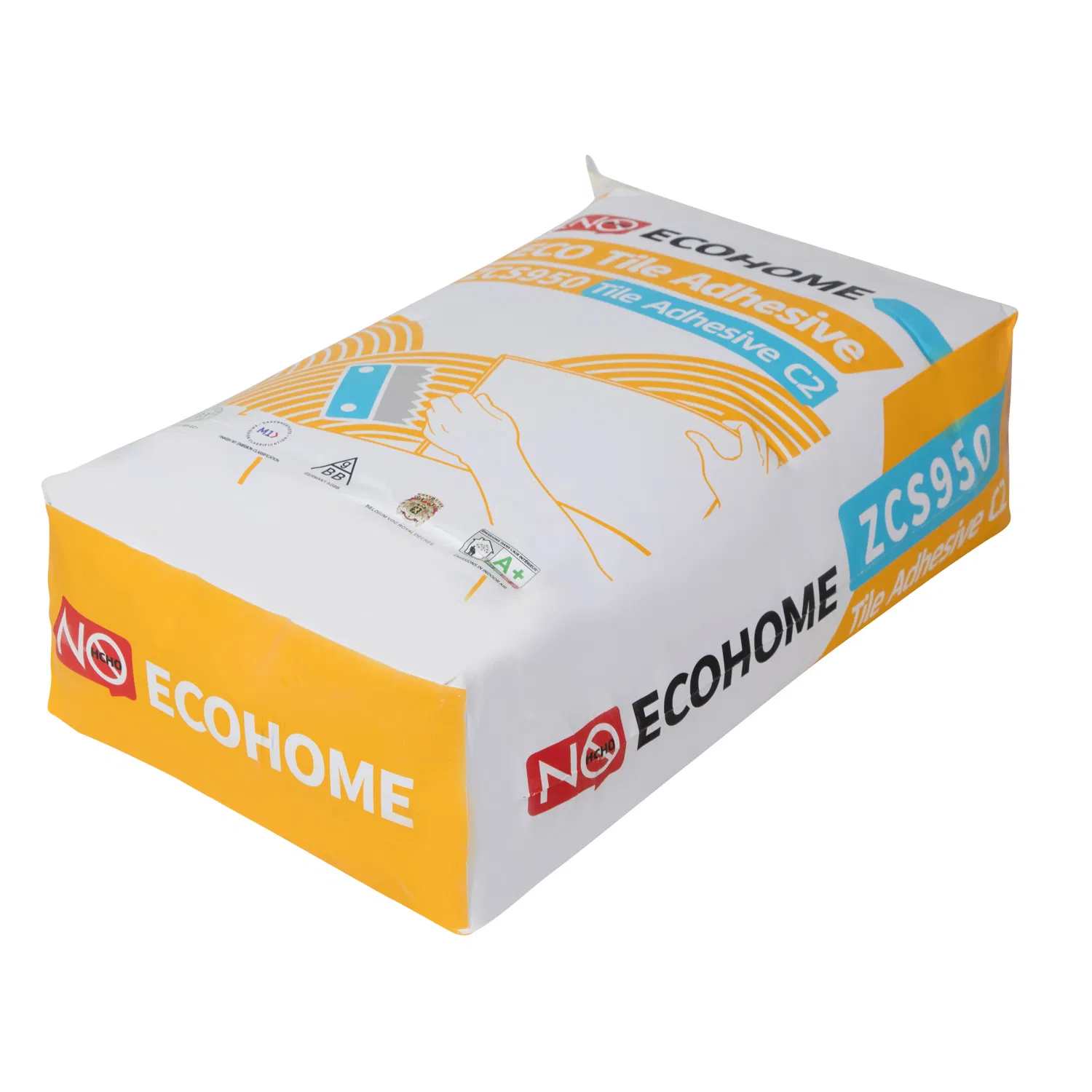 Zcs950 Tile Adhesive with Internation Standard C2 for Durable Bonding Featuring Excellent Workability, High Bonding Strength and Good Flexibility