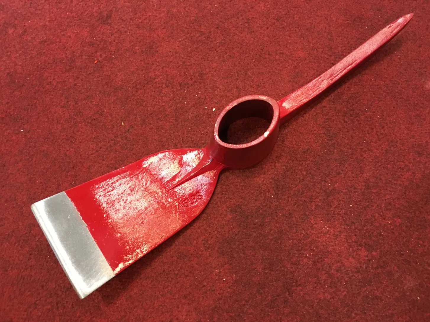 Roll Forged Machine Make Pickaxe material Rail Way Steel