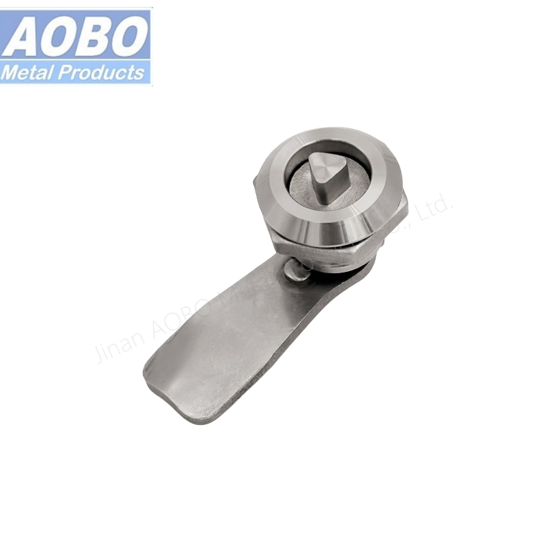 Aobo Factory Lost-Wax Casting Distribution Cabinet Door Panel 7 Triangular Lock Core Quarter Turn SS316 Cam Lock