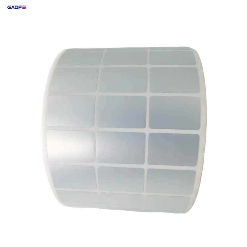 Equipment Asset Sticker Sliver Glossy Pet Label