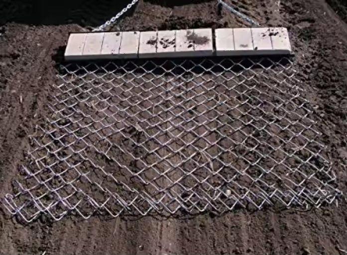 Durable 4X5 FT Chain-Linked Drag Harrow for Efficient Landscape Care
