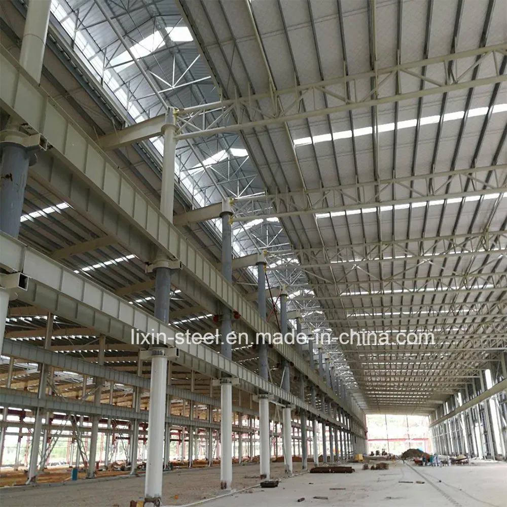 Wind Resistance Metal Roof Sheet Steel Structure Building Storage Shed