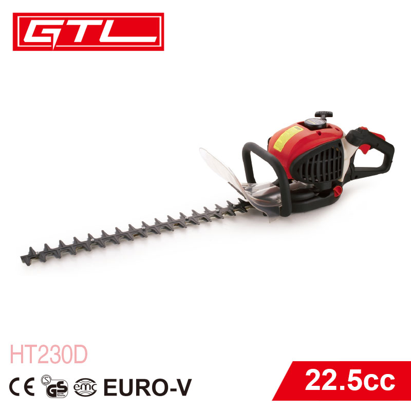 Garden Gasoline / Petrol 22.5cc 2 Stroke Shear Hedge Trimmer with Handheld Dual Blade (HT230D)