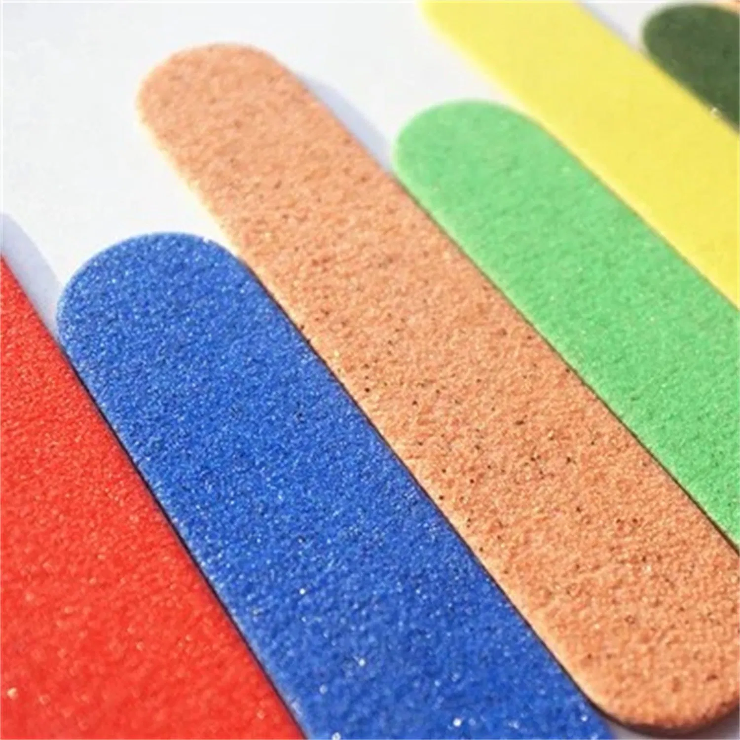 Mini Nail Files Colorful Mini Nail File Cute Wood Chip Double Side Nail File