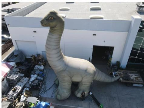 2023 New Giant Inflatable Green Dragon Prop