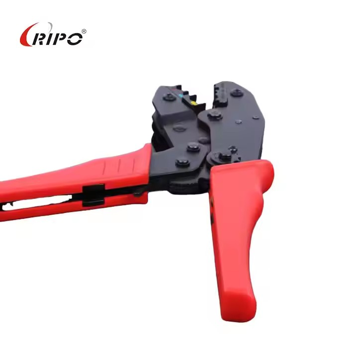 Industrial Grade Insulated Terminal Crimper with Ratchet for 0.5-6mm² Electrical Wires