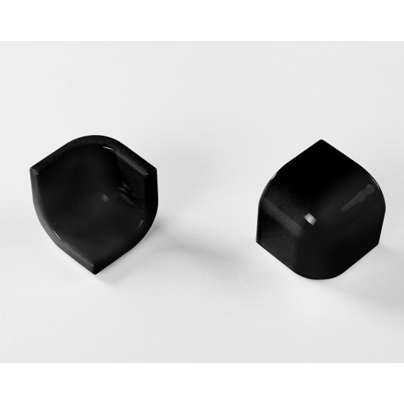 Interior Design Black Color Ceramic Trims Cove Base Tile in 80X100/80X80 Size